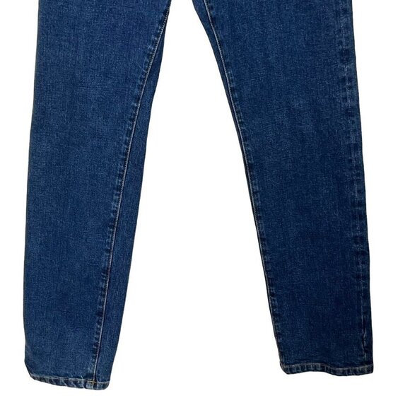 Joseph Den High Rise Straight Jeans Women’s Size 28 Medium Wash Button Fly - Picture 4 of 13